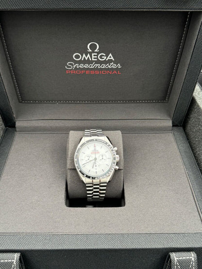 2025 OMEGA SPEEDMASTER MOONWATCH NEW WHITE 42 mm
